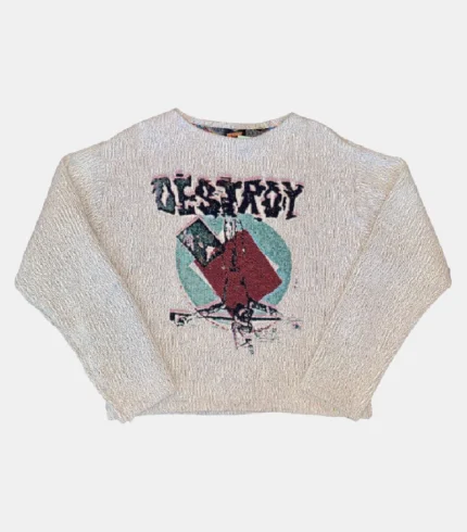DESTROY WOVEN TAPESTRY SWEATER (2)