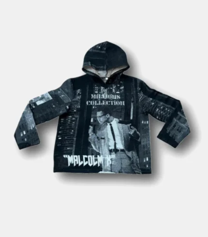 “Malcolm X” Tapestry Hoodie (2)